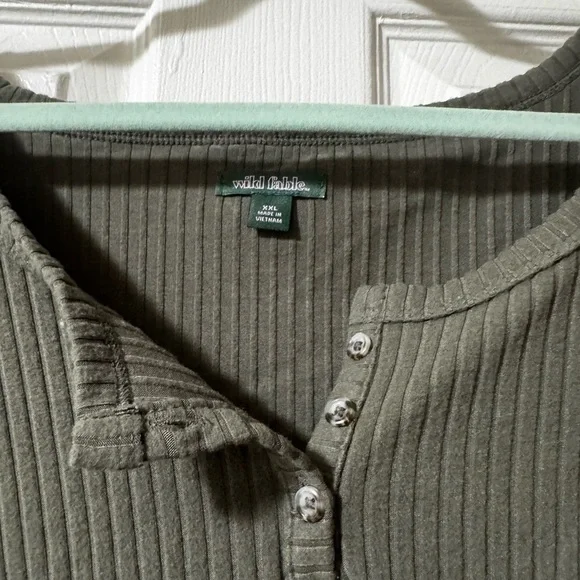 Women's Wild Fable Long Sleeve Crop Top - Picture 5 of 7